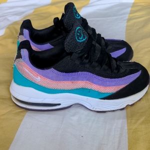 Kids Nike Air purple, pink, aqua